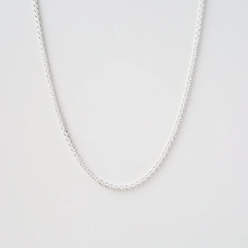 Women’s vintage necklaces-Sterling Silver Rolo Chain - 16"