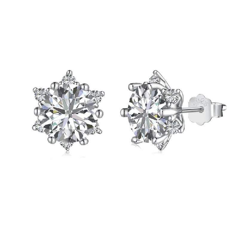 Women’s unique earrings-Diamond Earrings | S925