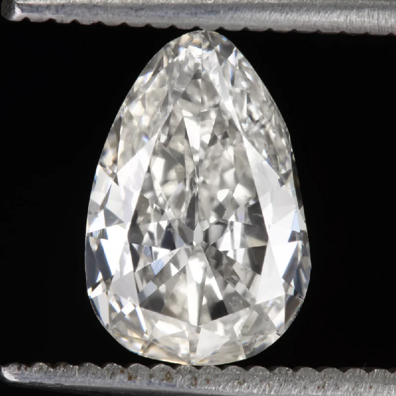 Women’s vintage diamond engagement rings-1.81ct VINTAGE OLD PEAR SHAPE DIAMOND GIA CERTIFIED J SI2 LOOSE NATURAL TEARDROP