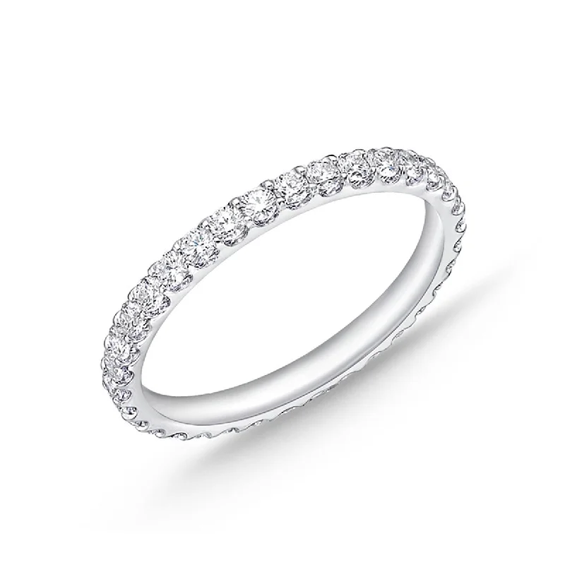 Women’s platinum engagement rings-Odessa Diamond Eternity Band