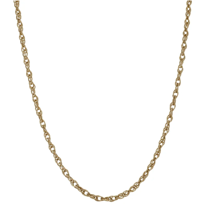 Women’s layered gold necklaces-9ct Gold Other Chain 22"