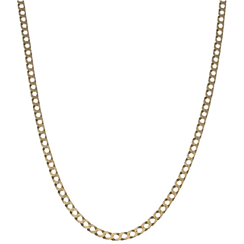 Women’s vintage necklaces-9ct Gold Curb Chain 20"