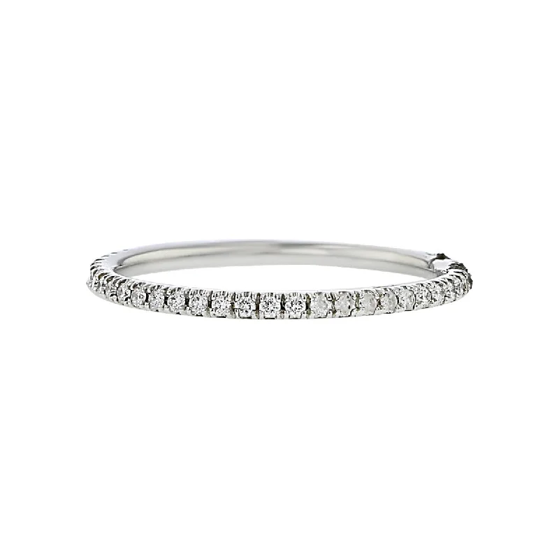 Women’s diamond eternity rings-Platinum Extraordinary Round Diamond Eternity Band