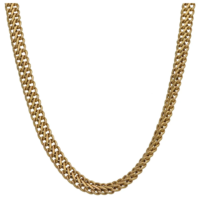 Women’s dainty chain necklaces-9ct Gold Ladies Chain 16"