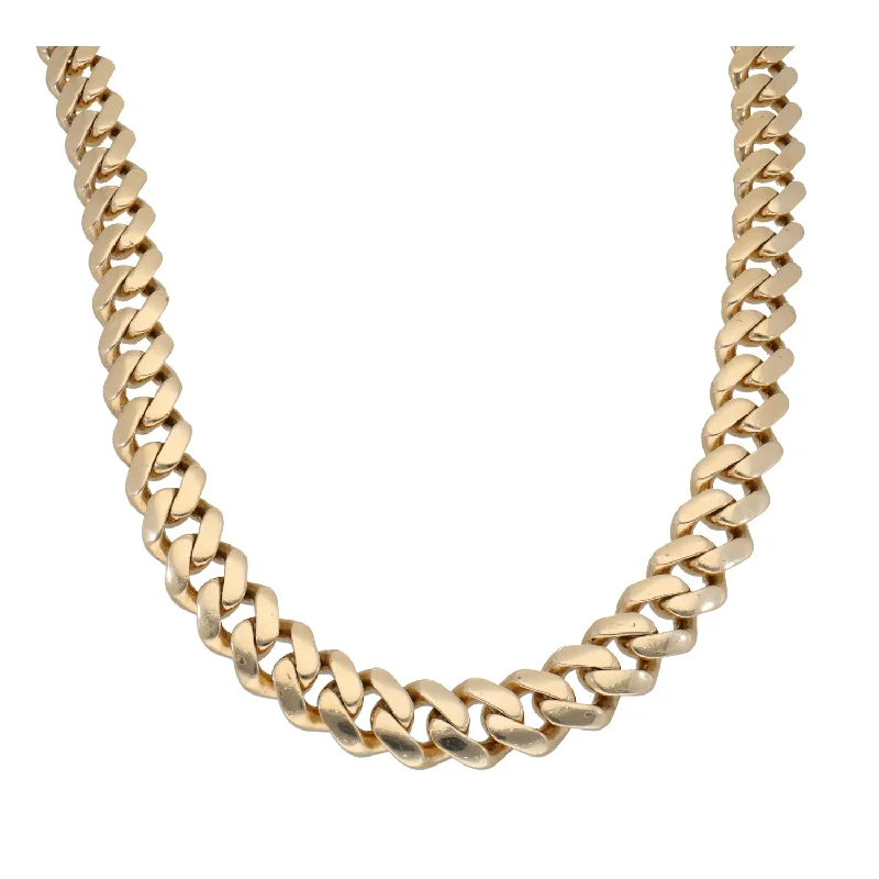 Women’s gold heart necklaces-9ct Gold Curb Chain Other