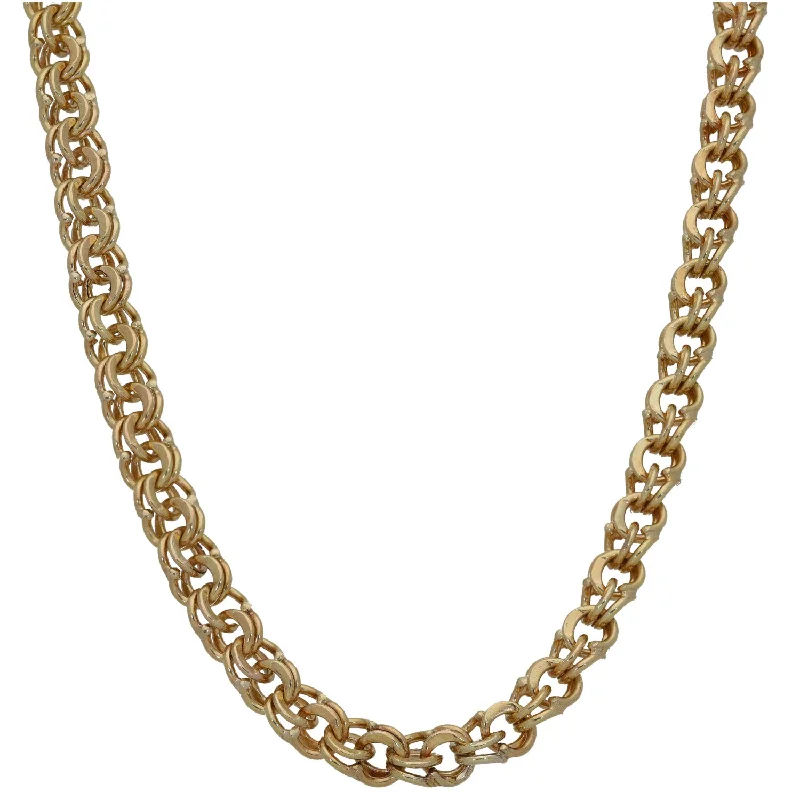 Women’s layered gold necklaces-14ct Gold Other Chain 26"