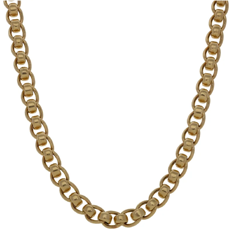 Women’s colorful necklaces-9ct Gold Other Chain 20"