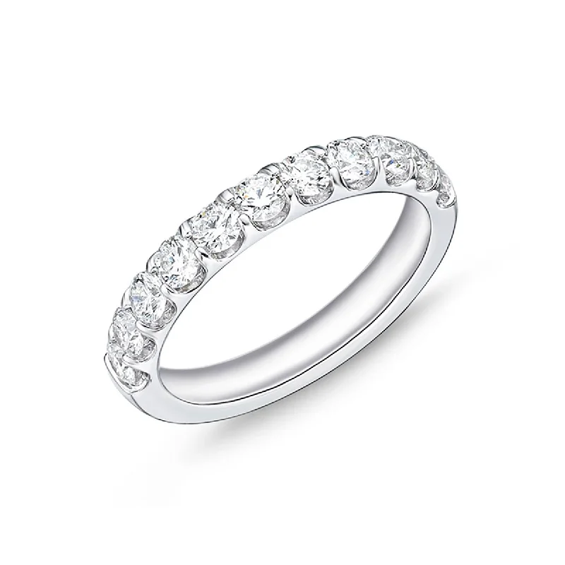 Women’s contemporary engagement rings-Odessa 11-Stone Diamond Band