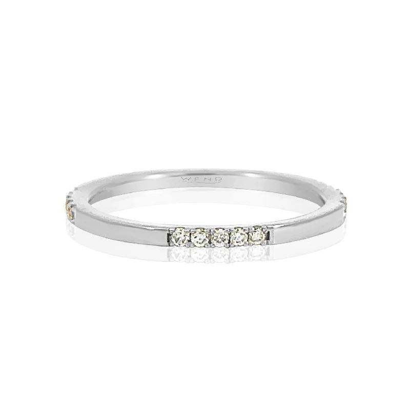 Women’s heirloom rings-White Gold Compass Eternity Ring