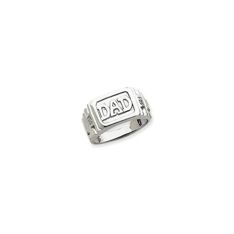 Women’s antique rings-14k White Gold AA Diamond men's ring