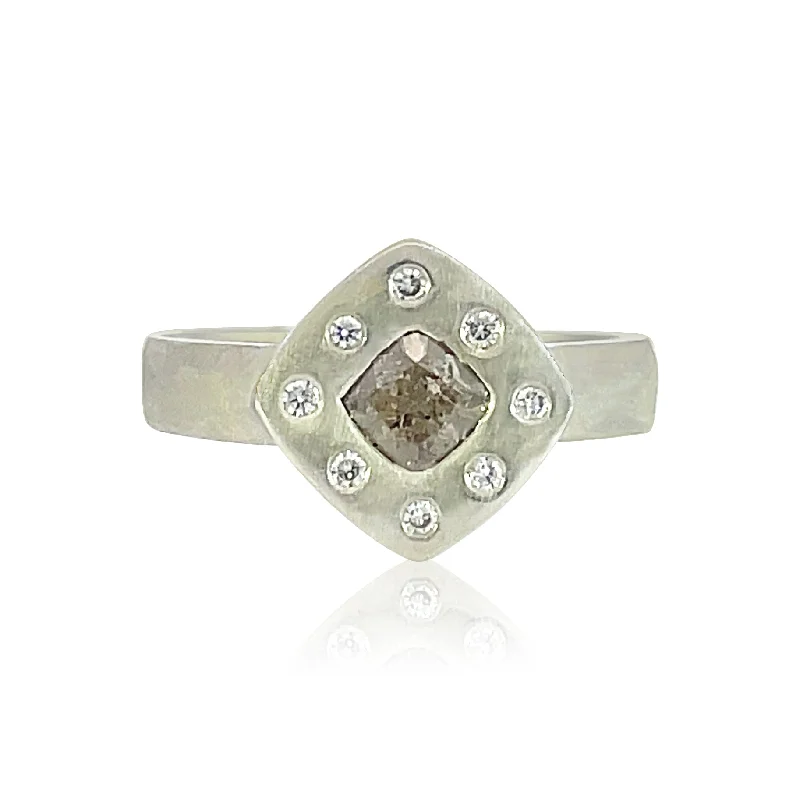 Women’s fashion rings-Nova Diamond Ring White Gold