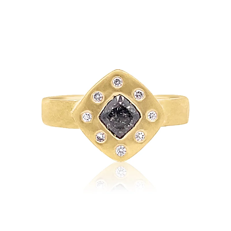 Women’s halo rings-Nova Diamond Ring Yellow Gold